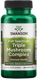 Swanson Triple Mushroom Complex Kräuter-Komplex Kapseln 60 Stück – Bild 1 von 1