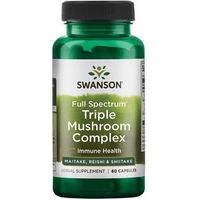 Produktbild von Swanson Triple Mushroom Complex Kräuter-Komplex Kapseln 60 Stück