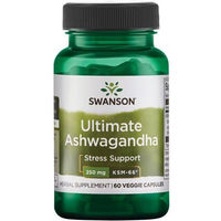 Produktbild von Swanson Ultimate Ashwagandha KSM-66 250 mg vegetarische Kapseln 60 Stück