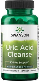 Swanson Uric Acid Cleanse mit Agaricus bisporus, Kurkumawurzel und Yuccawurzel-Extrakt vegetarische Kapseln – Bild 1 von 1