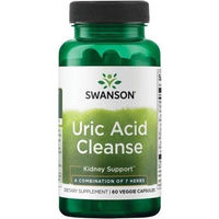 Produktbild von Swanson Uric Acid Cleanse mit Agaricus bisporus, Kurkumawurzel und Yuccawurzel-Extrakt vegetarische Kapseln