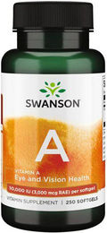 Swanson Vitamin A 10000 IE Weichkapseln 250 Stück – Bild 1 von 2