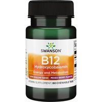 Produktbild von Swanson Vitamin B-12 Hydroxycobalamin 1000 mcg Lutschtabletten 60 Stück