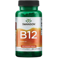Produktbild von Swanson Vitamin B12 glutenfreie Kapseln 250 mcg