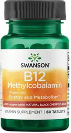 Swanson Vitamin B12 Methylcobalamin 2500 mcg Tabletten 60 Stück – Bild 1 von 2
