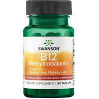 Produktbild von Swanson Vitamin B12 Methylcobalamin 2500 mcg Tabletten 60 Stück