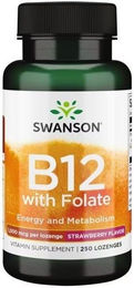 Swanson Vitamin B12 mit Folsäure Lutschtabletten 250 mg – Bild 1 von 1