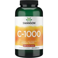 Produktbild von Swanson Vitamin C mit Hagebutte und Acerola 1000 mg 250 Kapseln