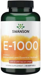 Swanson Vitamin E 1000 IU Weichkapseln 60 Stück – Bild 1 von 1
