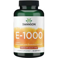 Produktbild von Swanson Vitamin E 1000 IU Weichkapseln 60 Stück