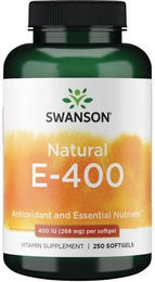SWANSON Vitamin E 400 IU Kapseln für Männer, Schwangere und Stillende – Bild 1 von 2
