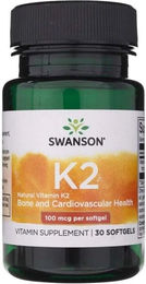 Swanson Vitamin K2 MK-7 100 µg Kapseln 30 Stück – Bild 1 von 1