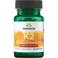Produktbild von Swanson Vitamin K2 MK-7 mit Nattokinase 30 Weichkapseln