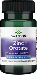 Swanson Zink-Orotat 10 mg vegetarische Kapseln 60 Stück – Bild 1 von 2