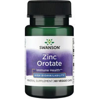 Produktbild von Swanson Zink-Orotat 10 mg vegetarische Kapseln 60 Stück
