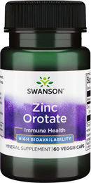 Swanson Zink-Orotat 10 mg Veggie-Kapseln vegan 60 Stück – Bild 1 von 2