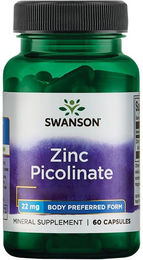 Swanson Zinkpicolinat Kapseln mit 22 mg Zink 120 Stück – Bild 1 von 1