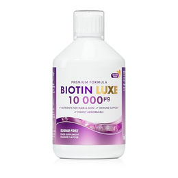 Swedish Nutra Biotine Luxe Flüssiges Biotin Supplement 10.000 µg vegan und zuckerfrei – Bild 1 von 2