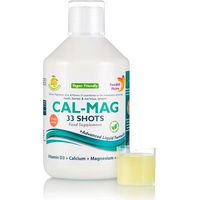 Produktbild von Swedish Nutra Cal Mag Mineralstoff-Komplex Calcium, Magnesium, Vitamin D3 und Zink flüssig, zuckerfrei, glutenfrei und laktosefrei