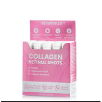 Produktbild von Swedish Nutra ESSENTIALS Collagen Retinol Shots mit Typ I und Typ III Kollagen, 10 Ampullen, zuckerfrei, glutenfrei und laktosefrei
