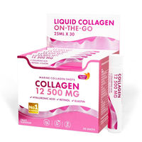 Produktbild von Swedish Nutra Fish Collagen 12.500 mg mit Retinol, Elastin und Hyaluronsäure Flüssig 30 x 25 ml