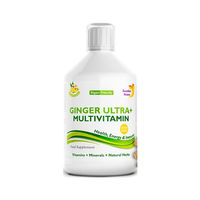 Produktbild von Swedish Nutra Ginger Ultra + Multivitamin mit Ingwerextrakt, zuckerfrei, glutenfrei und laktosefrei, 500 ml Flüssigpräparat