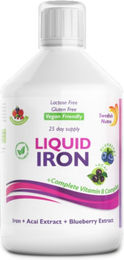 Swedish Nutra Liquid Iron Eisen 1000 mg Flüssig Vegan Glutenfrei Laktosefrei für Kinder und Erwachsene – Bild 1 von 1