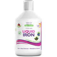 Produktbild von Swedish Nutra Liquid Iron Eisen 1000 mg Flüssig Vegan Glutenfrei Laktosefrei für Kinder und Erwachsene