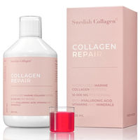 Produktbild von Swedish Nutra Swedish Collagen Repair Flüssiges Meereskollagen Typ I und III mit 10.000 mg Kollagen, 500 ml