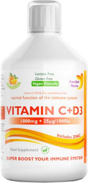 Swedish Nutra Vitamin C + D3 Flüssig 500 ml – Bild 1 von 1