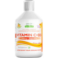 Produktbild von Swedish Nutra Vitamin C + D3 Flüssig 500 ml