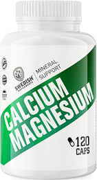 Swedish Supplements Calcium + Magnesium Kapseln für Kinder, Senioren und Sportler – Bild 1 von 2