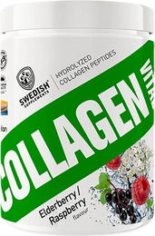 Swedish Supplements Collagen Vital Hydrolyzed Peptides mit Holunderbeere und Himbeere Pulver – Bild 1 von 2