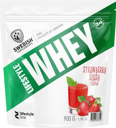Swedish Supplements Lifestyle Whey Protein Konzentrat Erdbeere Pulver – Bild 1 von 1