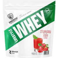 Produktbild von Swedish Supplements Lifestyle Whey Protein Konzentrat Erdbeere Pulver
