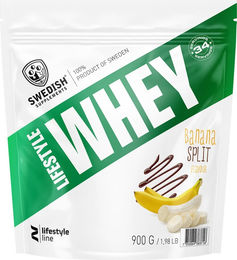 Swedish Supplements Lifestyle Whey Protein Konzentrat Pulver Banana Split laktosehaltig – Bild 1 von 1