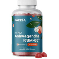 Produktbild von Sweet Nutribites Ashwagandha KSM-66 300 mg Gummis glutenfrei ohne Gelatine