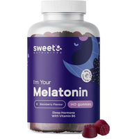 Produktbild von Sweet Nutribites Melatonin 1 mg Gummis glutenfrei 140 Stück