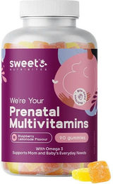 Sweet Nutribites Multivitamine mit Omega-3 Gummis für Schwangere und Stillende glutenfrei 90 Stück – Bild 1 von 1