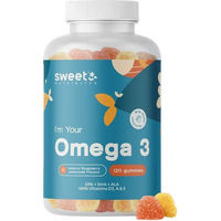 Produktbild von Sweet Nutribites Omega-3 Gummis glutenfrei für Kinder und Erwachsene 120 Stück