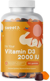 Sweet Nutribites Vitamin D3 2000 I.E. Gummis glutenfrei 150 Stück – Bild 1 von 1