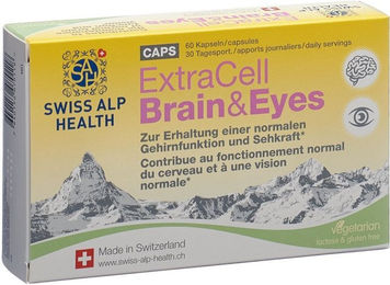 Swiss Alp Health ExtraCell Gehirn & Augen Kapseln vegetarisch und glutenfrei – Bild 1 von 1