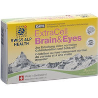 Produktbild von Swiss Alp Health ExtraCell Gehirn & Augen Kapseln vegetarisch und glutenfrei