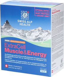 Swiss Alp Health ExtraCell Muscle&Energy Drink Orange Isolat Pulver laktosefrei – Bild 1 von 3