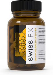 SWISS FX Ashwagandha KSM-66 Kapseln ohne Zusatzstoffe 60 Stück – Bild 1 von 2