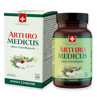 Produktbild von SwissMedicus ArthroMedicus Kräuter-Komplex Kapseln glutenfrei laktosefrei ohne Zusatzstoffe 120 Stück