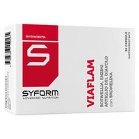 Produktbild von SYFORM VIAFLAM Kapseln mit Boswellia und Bromelain vegan 30 Stück