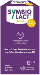 SymbioLact Direkt Pulver Sticks von Klinge Pharma mit 10 Mrd. Lactobacillus rhamnosus GG, 12 Sticks, vegan, glutenfrei und laktosefrei – Bild 1 von 5