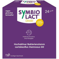 Produktbild von SymbioLact Direkt Pulver Sticks von Klinge Pharma mit 10 Mrd. Lactobacillus rhamnosus GG, 24 Sticks, vegan, glutenfrei und laktosefrei