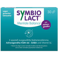 Produktbild von Symbiolact Mentale Balance Kapseln von Klinge Pharma mit GABA vegan glutenfrei laktosefrei 30 Stück